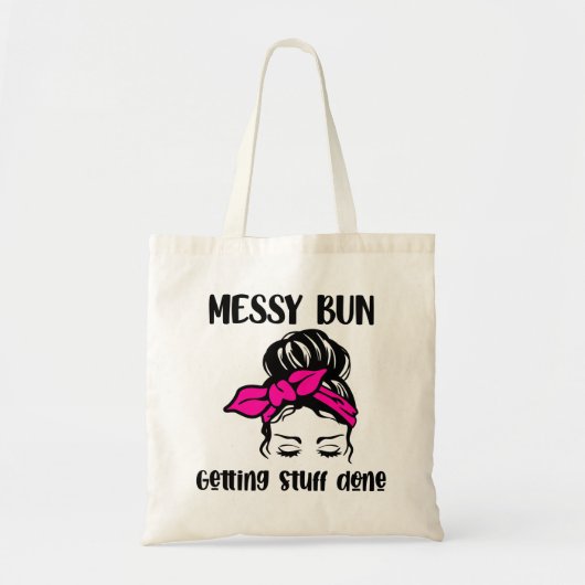 Sac fourre-tout Messy Bun Hairstyle (Devant)