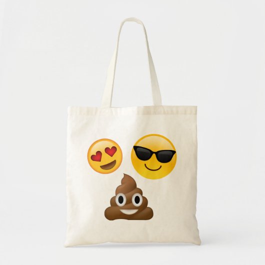 Sac fourre-tout mignon à Emoji (Devant)