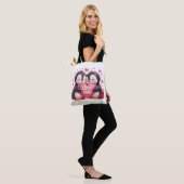 Sac fourre-tout mignon en 3D avec manchots d'amour (Sur le modèle)