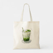 Sac fourre-tout mignon Matcha Latte (Dos)