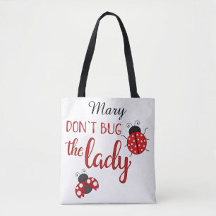 Sac fourre-tout mignon nommé fait sur commande à