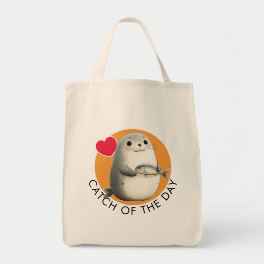 Sac fourre-tout Mignon Phoque (Devant)