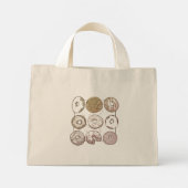 Sac fourre-tout mini Donuts tricotés (Dos)