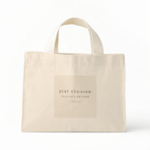 Sac fourre-tout Minimal Just Engagé | Ivoire Chaud