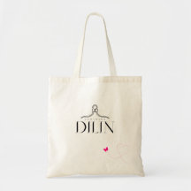 Sac fourre-tout minimaliste avec logo de vêtements