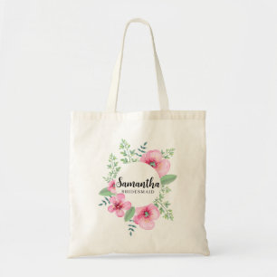 Sac fourre-tout minimaliste de Roses d'aquarelle