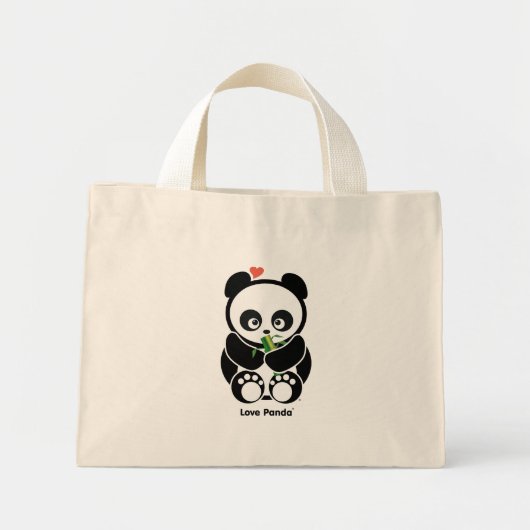 Sac fourre-tout minuscule Love Panda® (Devant)