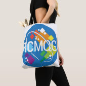 Sac fourre-tout moderne à logo de guilde d'édredon (De près)