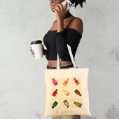 Sac fourre-tout moderne coloré Afro Combs