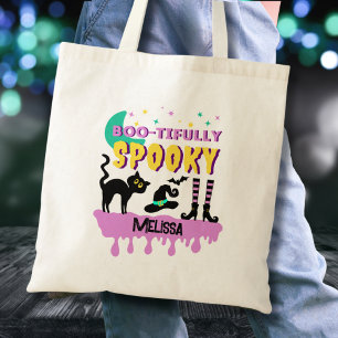 Sac fourre-tout moderne Cute Boo joliment Éffrayan