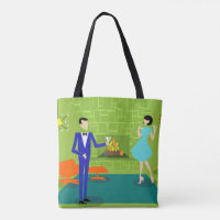 Sac fourre-tout moderne en couple du milieu du siè