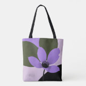 Sac fourre-tout moderne Purple Bloom – Mini botani (Dos)