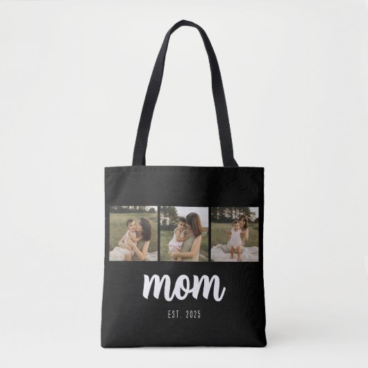 Sac fourre-tout Mom Established Script Black 3 Pho (Devant)