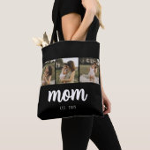 Sac fourre-tout Mom Established Script Black 3 Pho (De près)