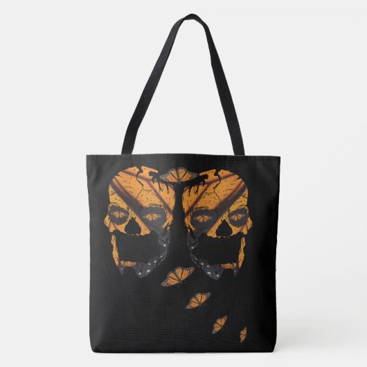 Sac fourre-tout Monarch Butterfly Skuls (Devant)