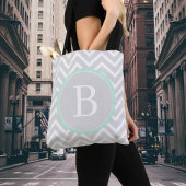 Sac fourre-tout Monogram Chevron Vert Mint