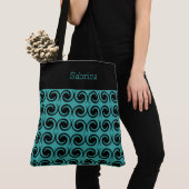 Sac fourre-tout Monogramme Chic Swirls (De près)