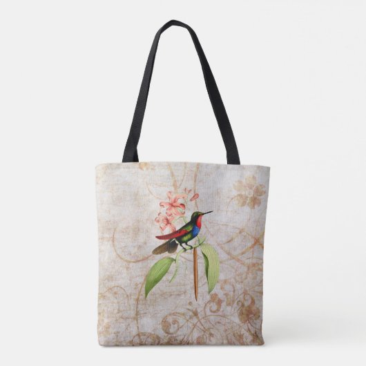 Sac fourre-tout Monogramme Colorful Hummingbird (Dos)