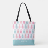 Sac fourre-tout Monogramme d'ananas tropical moder (Dos)