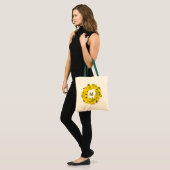 Sac fourre-tout Monogramme de couronne de citron p (Devant (modèle))