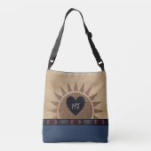 Sac fourre-tout monogramme de style sud-ouest avec (Dos)