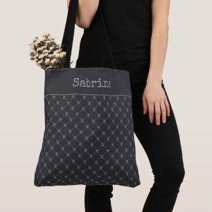 Sac fourre-tout monogramme des crânes