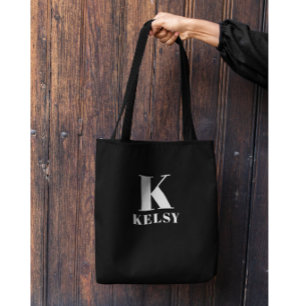 Sac fourre-tout monogrammé et personnalisé