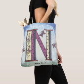 Sac fourre-tout Monogramme floral N (De près)
