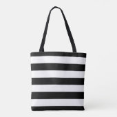 Sac fourre-tout MONOGRAMME Glamour noir blanc (Dos)