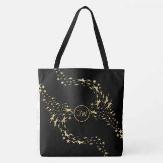 Sac fourre-tout Monogramme Gold Stars tendance