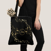 Sac fourre-tout Monogramme Gold Stars tendance (De près)