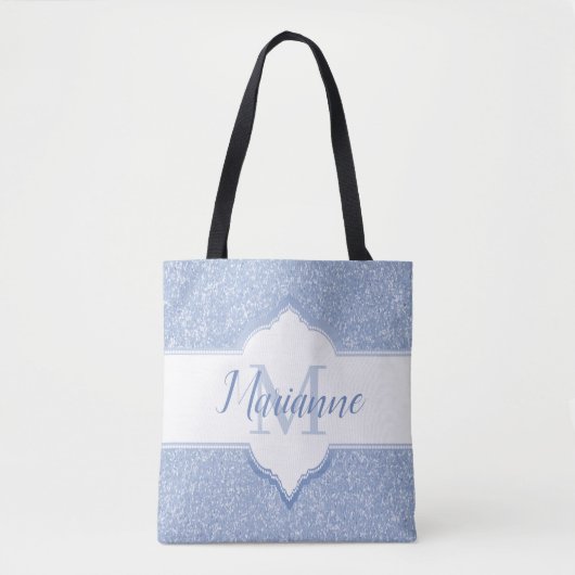 Sac fourre-tout Monogramme Parties scintillant Sky (Devant)