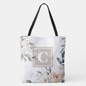 Sac fourre-tout Monogramme Rose Floral en floraiso (Dos)