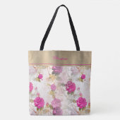 Sac fourre-tout Monogramme Rose tendance (Devant)