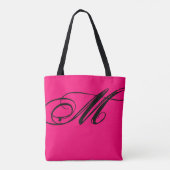 Sac fourre-tout monogramme rose tout-sur-impressio (Dos)