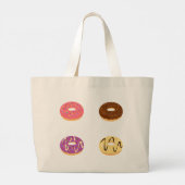 Sac fourre-tout Motif à Donut mignon (Dos)