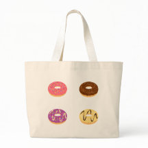 Sac fourre-tout Motif à Donut mignon