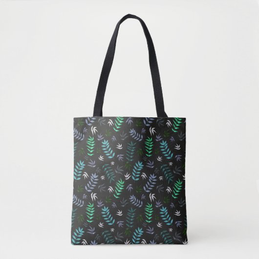Sac fourre-tout motif à feuilles design moderne (Devant)