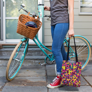 Sac fourre-tout MOTIF CAMO JAUNE
