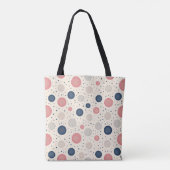 Sac fourre-tout motif de point de fleur (Dos)