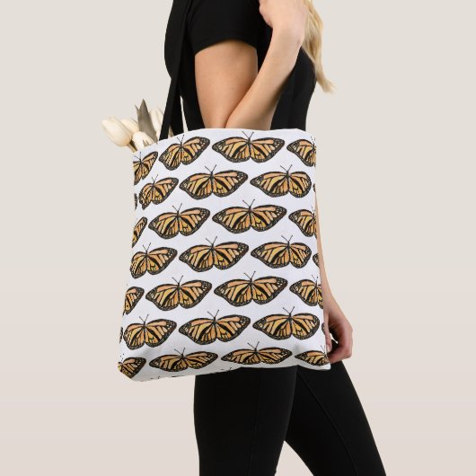 Sac fourre-tout Motif Monarch Butterfly (De près)