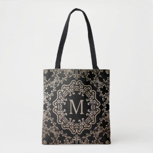 Sac fourre-tout Motif Monogram Gold Filigree