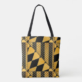 Sac fourre-tout Motif noir Monogram Gold (Dos)