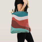 Sac fourre-tout Motif rétro personnalisé (De près)