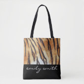 Sac fourre-tout Motif Tiger personnalisé (Devant)