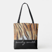 Sac fourre-tout Motif Tiger personnalisé (Dos)