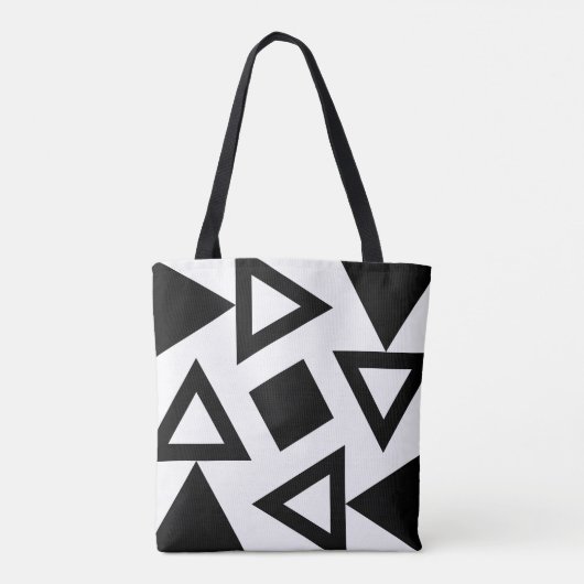 Sac fourre-tout Motif triangle géométrique chic (Dos)