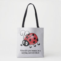 Sac fourre-tout Motif vintage Ladybug - élégant
