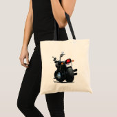 Sac fourre-tout moto noir (Devant (produit))