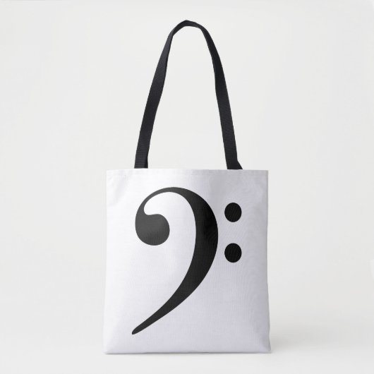 Sac fourre-tout musical Bass Clef (Devant)